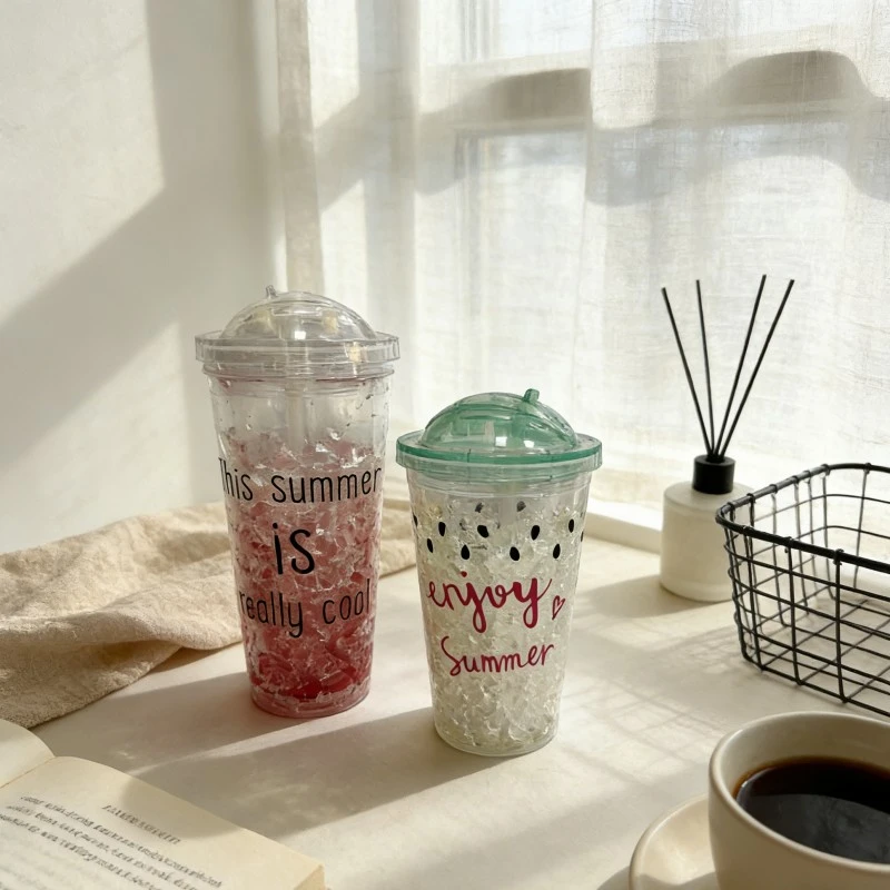 Fun Double Wall Cold Drink Plastic Cups